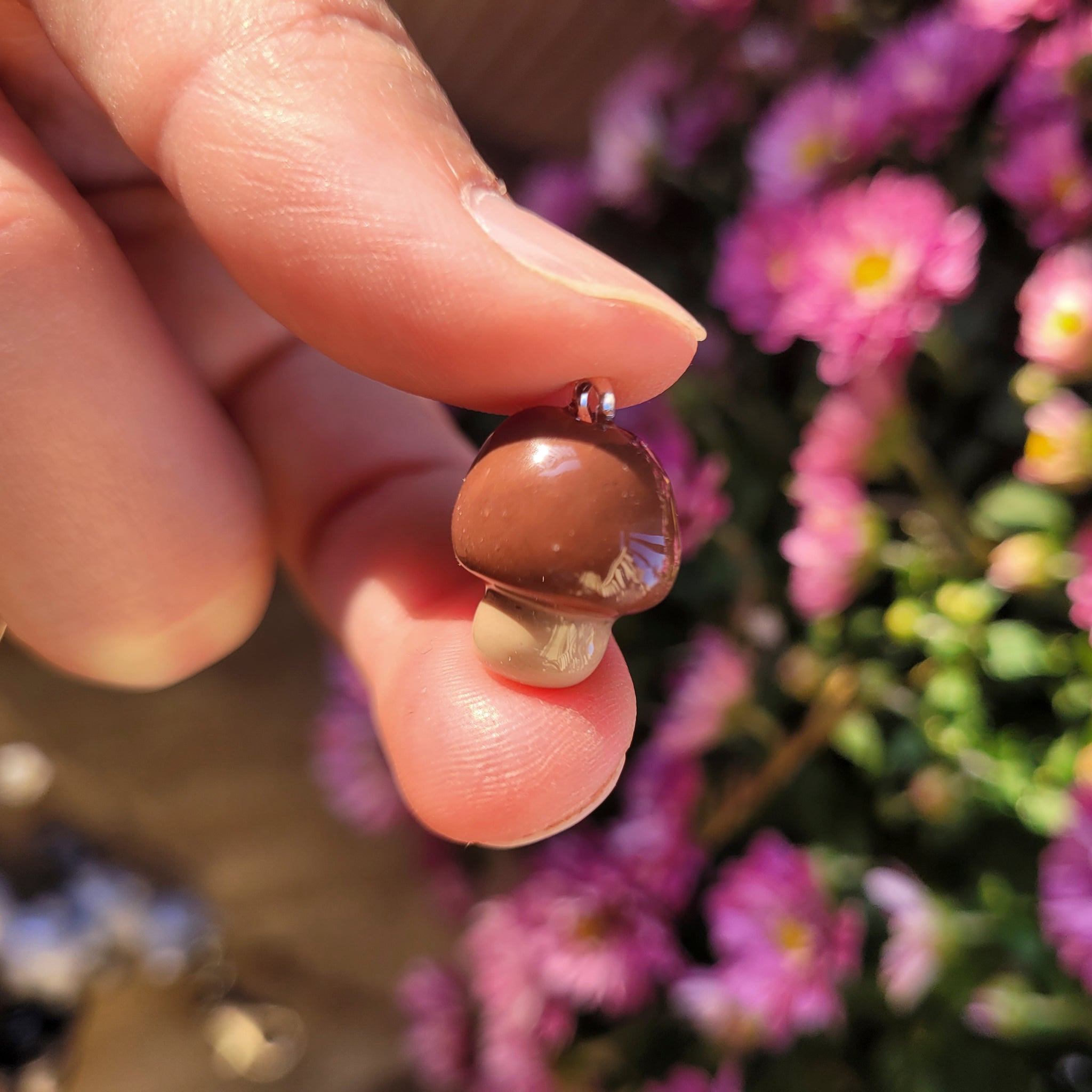 Tiny Mushroom Charm